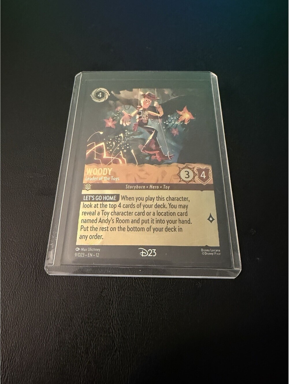 D23 Expo 2026 Lorcana Woody Leader of the Toys Promo Card TCG